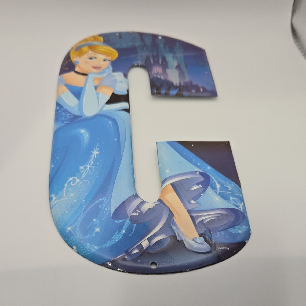 Disney Cinderella Metal Letter C Wall Decor
